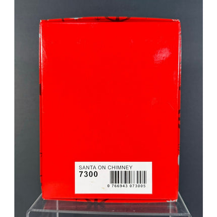 Belleek Living Santa on Chimney Ornament Original Box Holiday Collectible