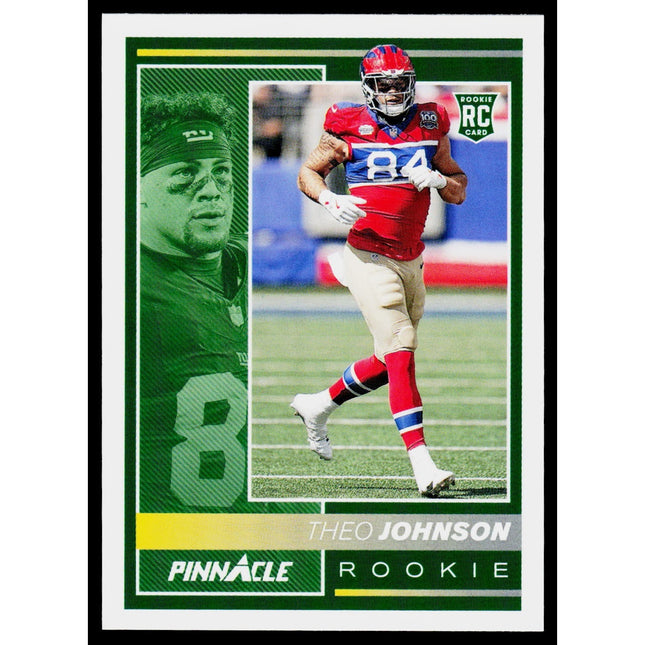 Theo Johnson 2024 Panini Encore #291 RC New York Giants
