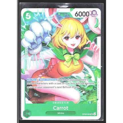 Carrot (023) Two Legends #OP08-023 Super Rare