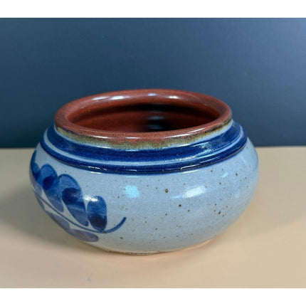 Vintage Lititz Stoneware Pottery Salt Glaze Bowl Signed “Harvey 11-11”