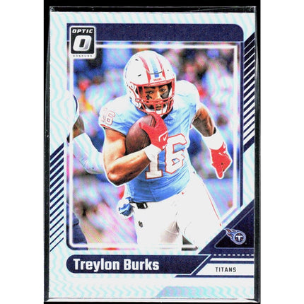 Treylon Burks 2024 Donruss Optic #193 Tennessee Titans