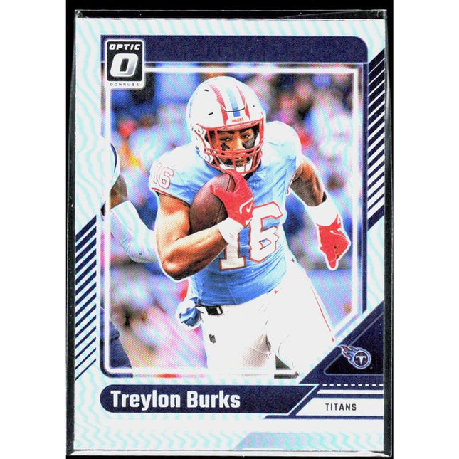 Treylon Burks 2024 Donruss Optic #193 Tennessee Titans
