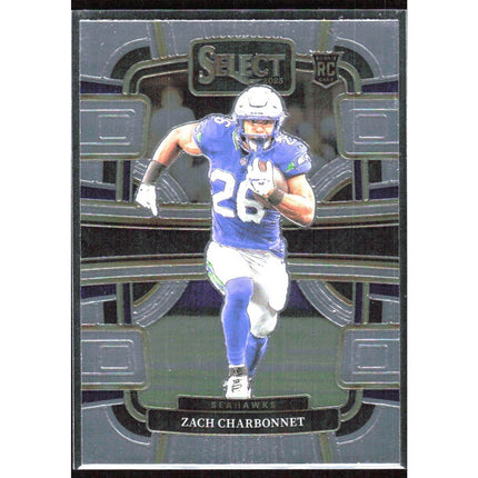 Zach Charbonnet 2023 Panini Select #86 RC Seattle Seahawks
