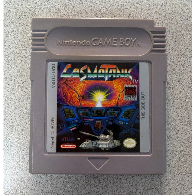 CosmoTank Nintendo Game Boy Cartridge Vintage Action Game