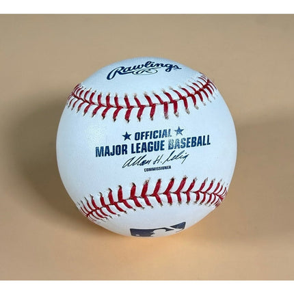 Don Mattingly Signed Rawlings Official Major League Baseball Blue Ink No COA