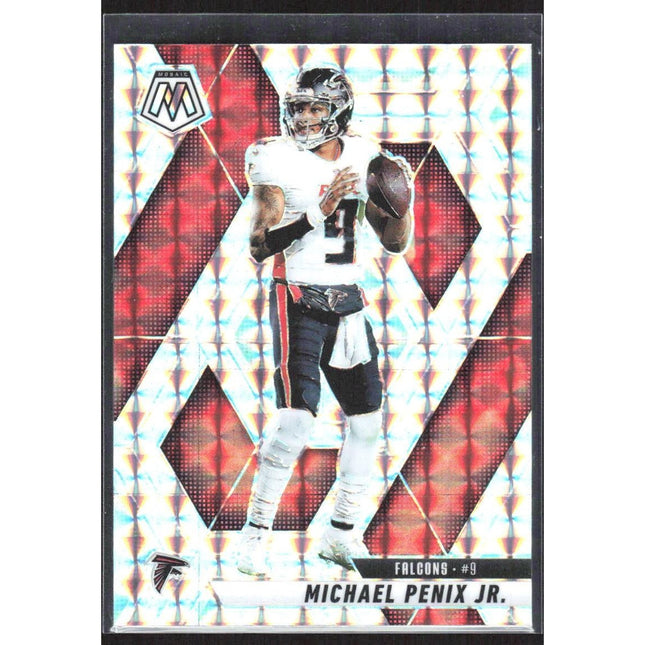 Michael Penix Jr. 2025 Panini Mosaic Silver #51 Atlanta Falcons