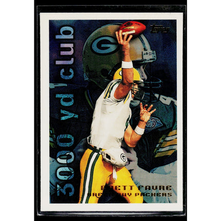 Brett Favre 1995 Topps 1000/3000 Yard Club Power Boosters #34 Green Bay Packers