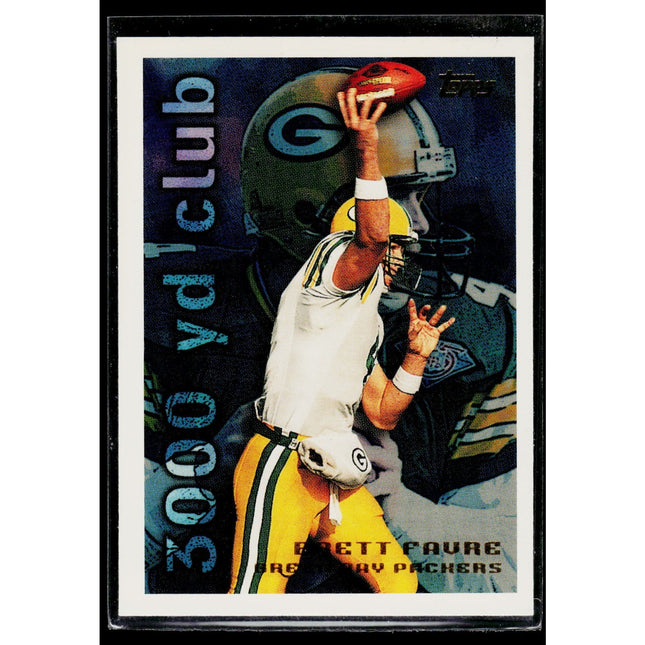Brett Favre 1995 Topps 1000/3000 Yard Club Power Boosters #34 Green Bay Packers