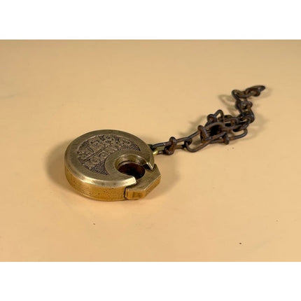 Vintage Miller Lock Champion 6 Lever Padlock No Key