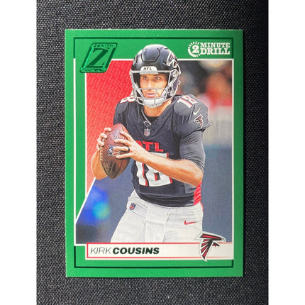 2024 Panini Zenith Kirk Cousins #4 Falcons 2 Minute Drill Insert