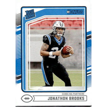 Jonathon Brooks 2024 Donruss #354 RC Carolina Panthers
