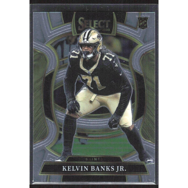 Kelvin Banks Jr. 2025 Panini Select #42 New Orleans Saints