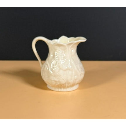 Vintage Belleek Porcelain Creamer 3" Ireland