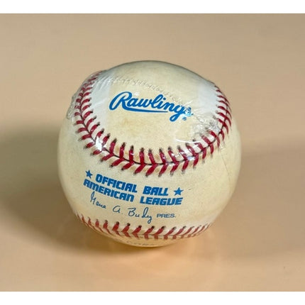 Phil Rizzuto Signed Rawlings Official American League Baseball 1990s No COAc