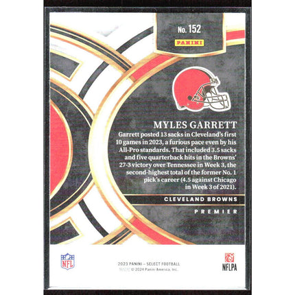 Myles Garrett 2023 Panini Select #152 Cleveland Browns