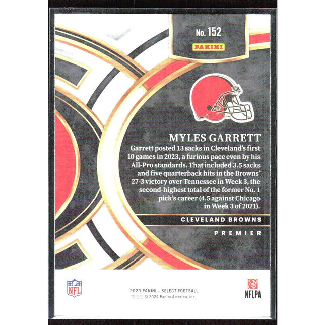 Myles Garrett 2023 Panini Select #152 Cleveland Browns