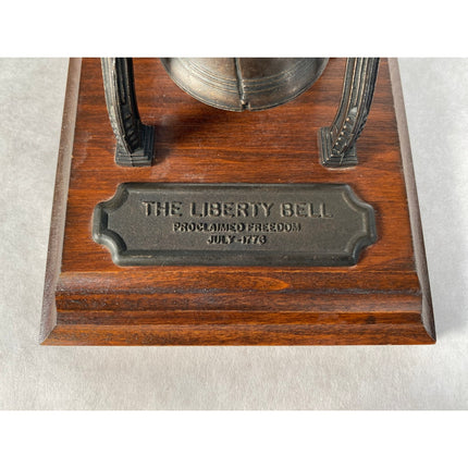 Penncraft "The Liberty Bell" on Wooden Platform Display