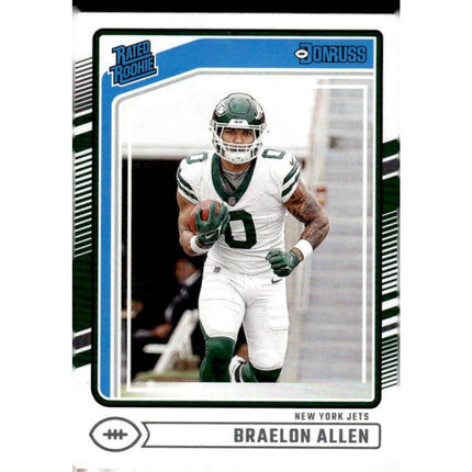 Braelon Allen 2024 Donruss #306 RC New York Jets
