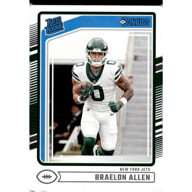 Braelon Allen 2024 Donruss #306 RC New York Jets