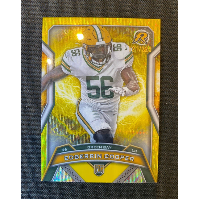 Edgerrin Cooper 2024 Panini Resurgence #133 Rookie RC Card Yellow Surge Packers