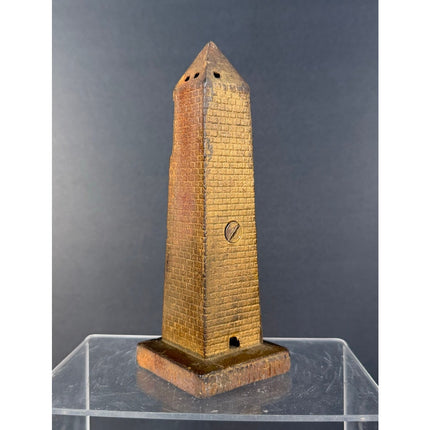Washington Monument Cast Iron Still Bank  6" Vintage Souvenir