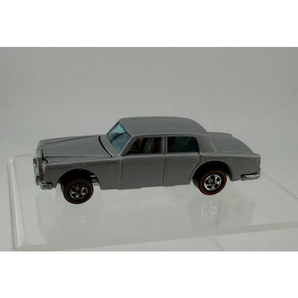 Hot Wheels Redline Rolls Royce Silver Shadow 1969 HK Gray Enamel Diecast