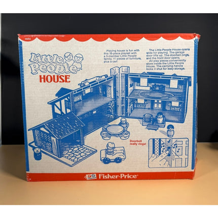 Fisher Price Little People House #952 Complete 18 Pieces OB