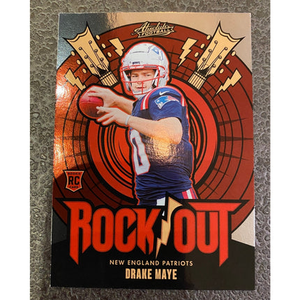 2024 Panini Absolute Rock Out RC Drake Maye #RO-DME New England Patriots