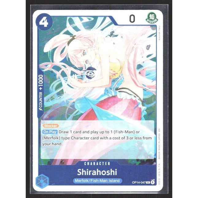 Shirahoshi The Azure Sea's Seven #OP14-047 Rare