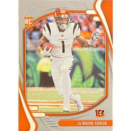 Ja'Marr Chase 2021 Panini Absolute Red #105 Cincinnati Bengals