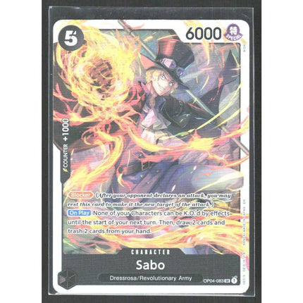 Sabo Premium Booster -The Best- Vol. 2 #OP04-083 Super Rare