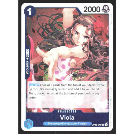 Viola Adventure on Kami's Island #OP15-040 Rare