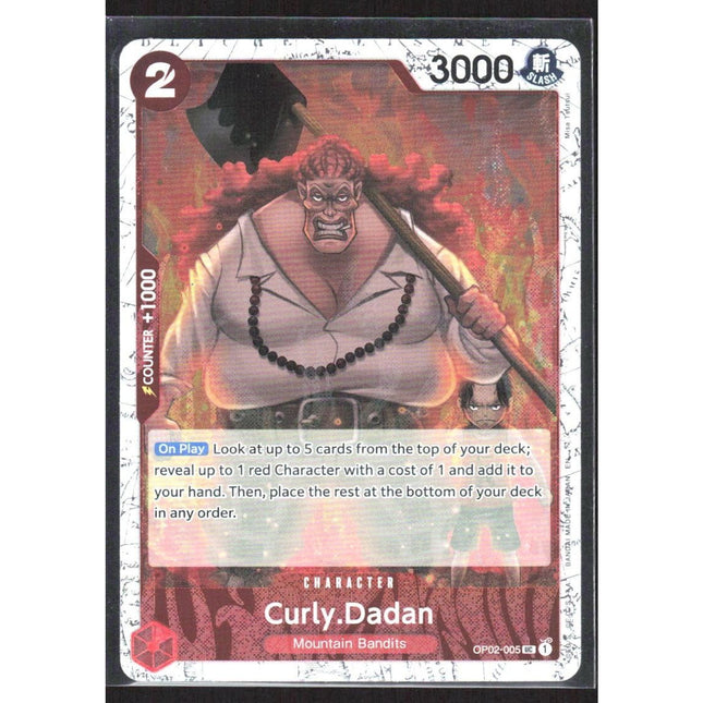 Curly.Dadan (Pirate Foil) Premium Booster -The Best- Vol. 2 #OP02-005 Uncommon