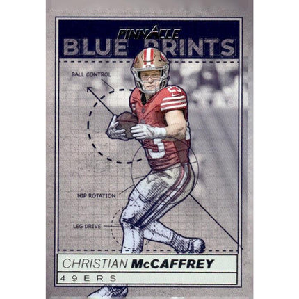 Christian McCaffrey 2024 Panini Encore Blue Prints #6 San Francisco 49ers