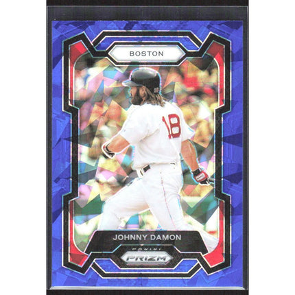 Johnny Damon 2024 Panini Prizm Blue Ice Prizms #68 Boston Red Sox