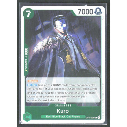 Kuro Adventure on Kami's Island #OP15-025 Rare