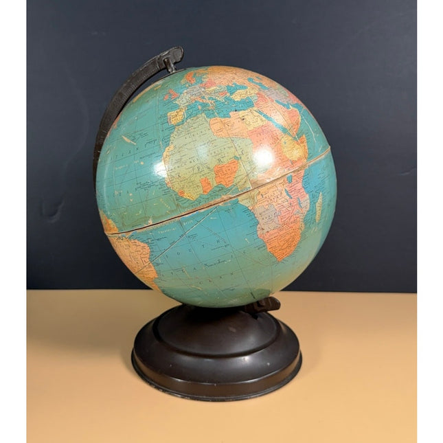 Vintage Replogle 8" Standard Globe 1950s Desktop World Globe