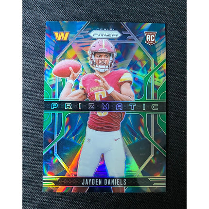 Jayden Daniels 2024 Panini Prizm #3 Prizmatic RC Rookie Card Commanders