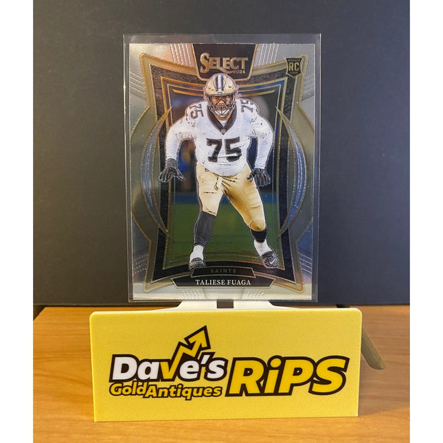 Taliese Fuaga 2024 Panini Select #56 Rookie RC Card New Orleans Saints