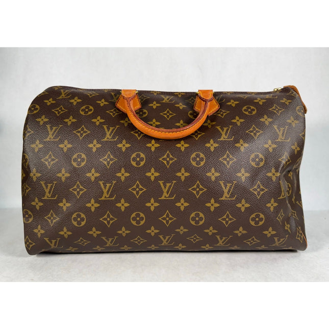Louis Vuitton Speedy 40 Monogram Canvas Shoulder Bag Authentic MSRP $1600