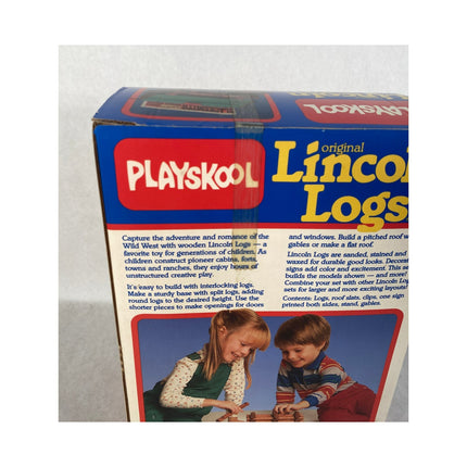 1989 Playskool Original Lincoln Logs – 72 Pieces – Factory Sealed