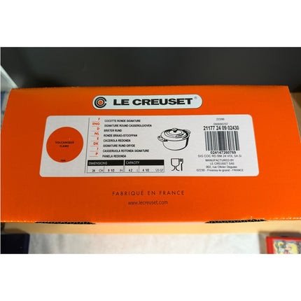 Le Creuset Signature Cast Iron 4.5 Qt Round Casserole Dutch Oven NIB