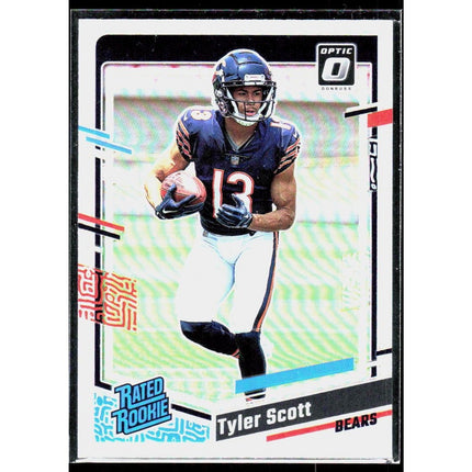 Tyler Scott 2023 Donruss Optic #218 RC Chicago Bears