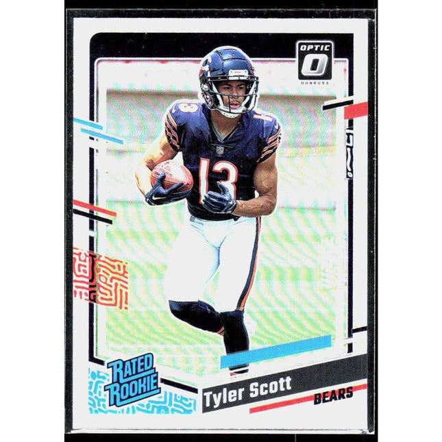 Tyler Scott 2023 Donruss Optic #218 RC Chicago Bears