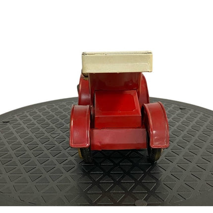 Vintage 1960s Japan Tin Litho Jalopy Roadster Friction Car 6" Toy