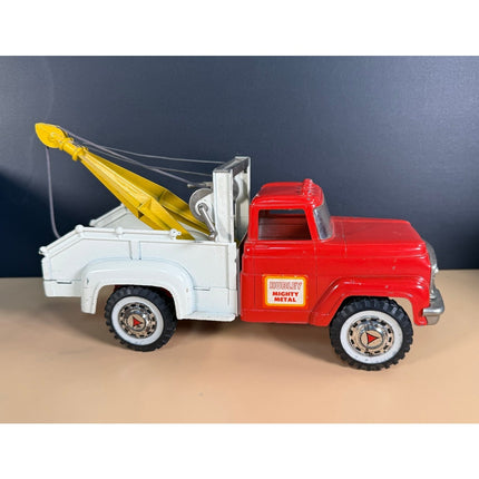 Vintage Hubley Mighty Metal Tow Truck Wrecker Classic Toy Truck