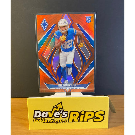 Brendon Rice 2024 Panini Phoenix #163 Rookie RC Card Los Angeles Chargers