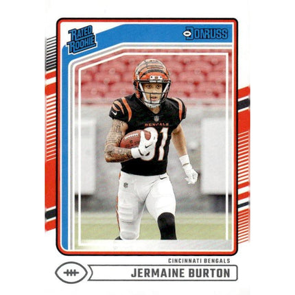 Jermaine Burton 2024 Donruss #368 RC Cincinnati Bengals