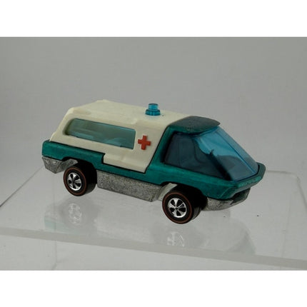 Hot Wheels Redline Heavyweights Ambulance 1970-72 Green HK Original Owner
