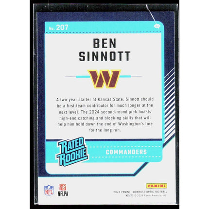 Ben Sinnott 2024 Donruss Optic #207 RC Commanders
